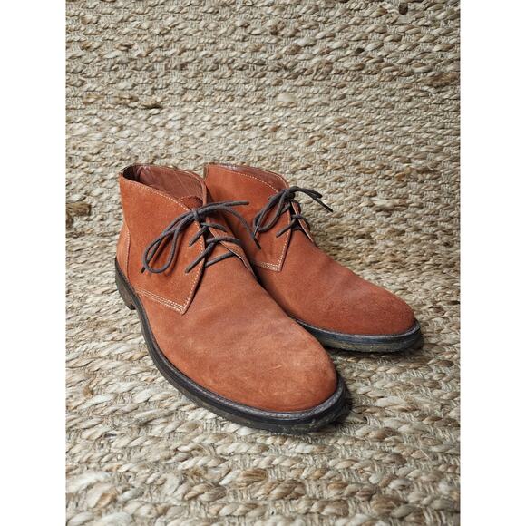 Men\'s Johnston & Murphy Shoes Boots Size 10 M Rust Suede Color Business Work main image 11